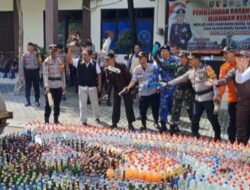 Polres Jombang Musnahkan Ribuan Miras Jelang Natal Dan Tahun Baru