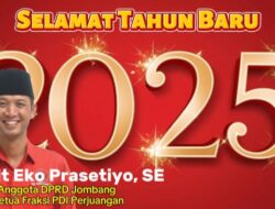 Sambutan Dodit Eko P Anggota DPRD Jombang Menyongsong Tahun Baru 2025