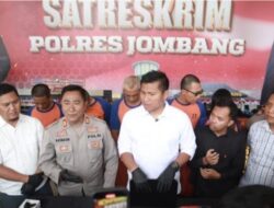 Lima Pelaku Kasus Curanmor Ditangkap Polres Jombang