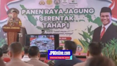 Polres Jombang Panin Raya Jagung Tahap I Demi Stabilitas Ketahanan Pangan