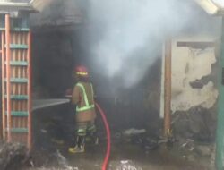Gudang di Jombang Ludes Dilalap Api, Kerugian Mencapai Ratusan Juta Rupiah