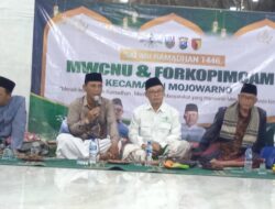 Safari Ramadhan di Masjid Baitul Maap Dusun Jambangan Desa Latsari Kecamatan Mojowarno MWC NU Dan Forkopincam
