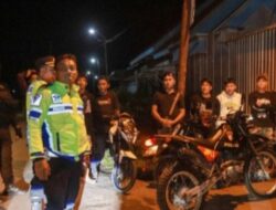 Demi Keamanan Kota Jombang Polres Jombang Patroli Malam