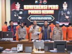 Polres Kediri Tetapkan 28 Tersangka Kerusuhan dan Penjarahan