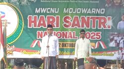 MWC NU Mojowarno Gelar Apel Hari Santri Nasional 2025: Santri Mengawal Indonesia Menuju Peradaban Dunia